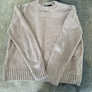 Beige Forever 21 Sweater